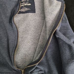 Urban Pipeline Men's Navy Blue Zip-Up Hoodie